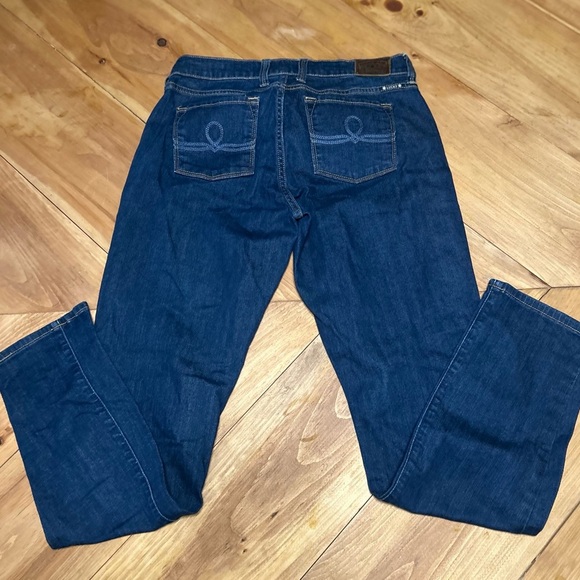 Lucky Brand deep blue Sofia boot style Jeans Size 10 - Picture 2 of 12